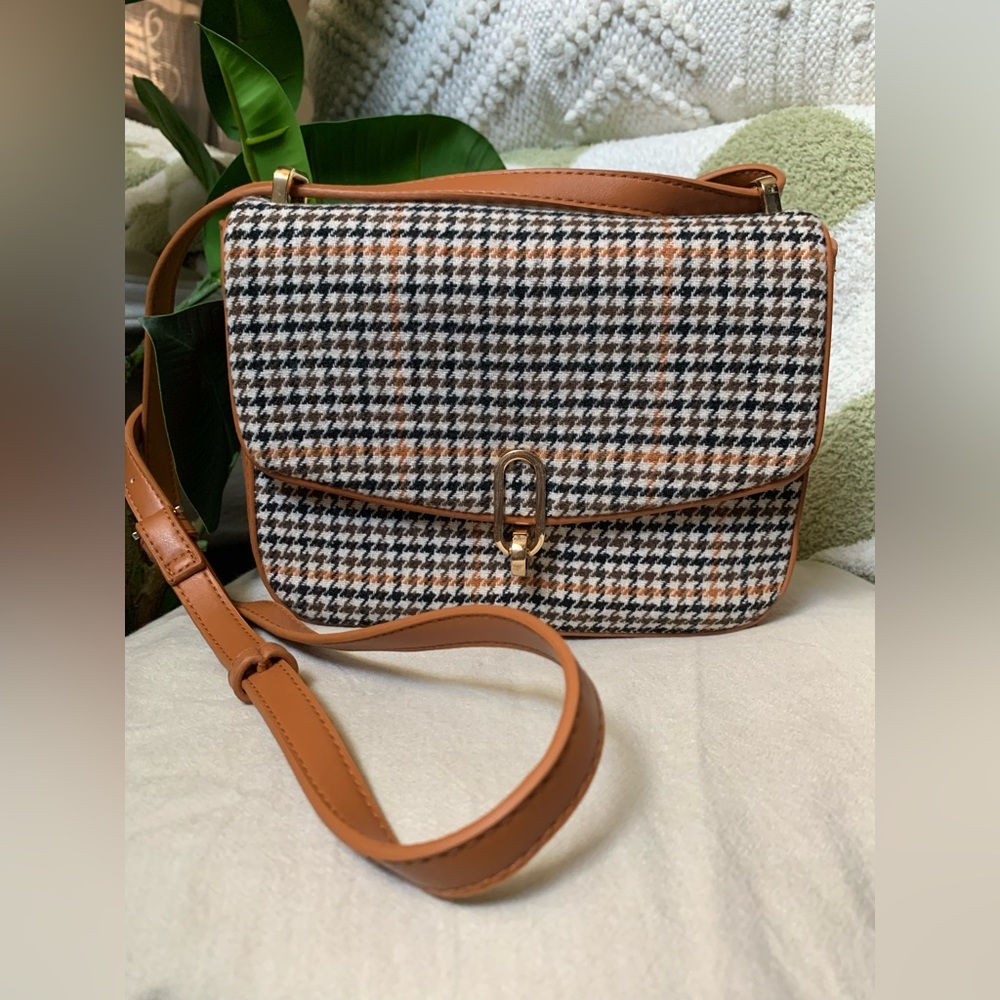 A New Day Plaid Refined Crossbody Bag